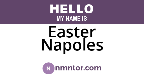 Easter Napoles