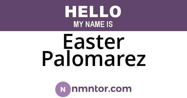 Easter Palomarez