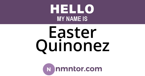 Easter Quinonez