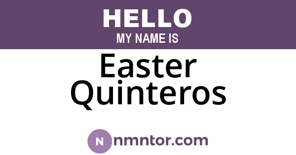 Easter Quinteros