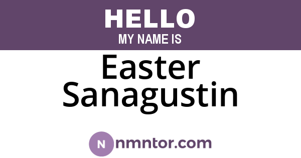 Easter Sanagustin