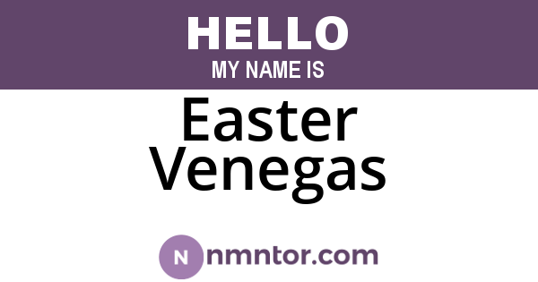 Easter Venegas