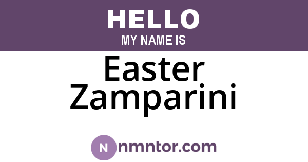 Easter Zamparini