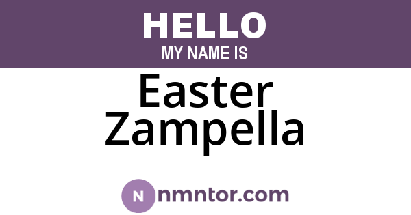 Easter Zampella
