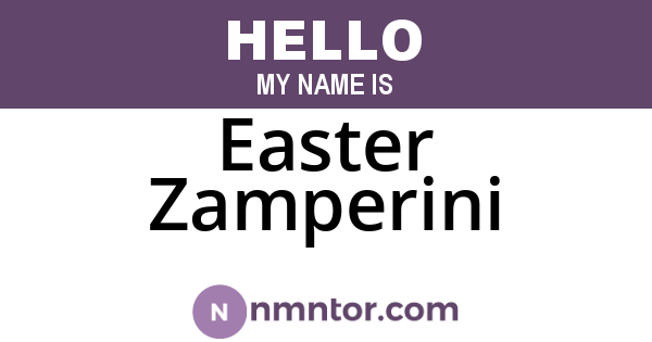 Easter Zamperini
