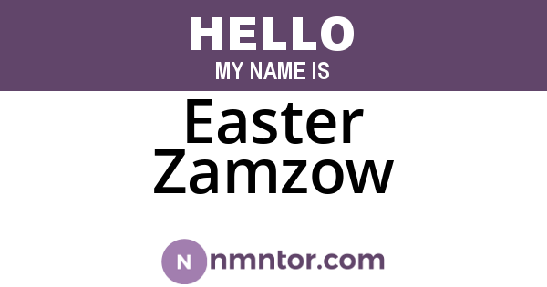 Easter Zamzow