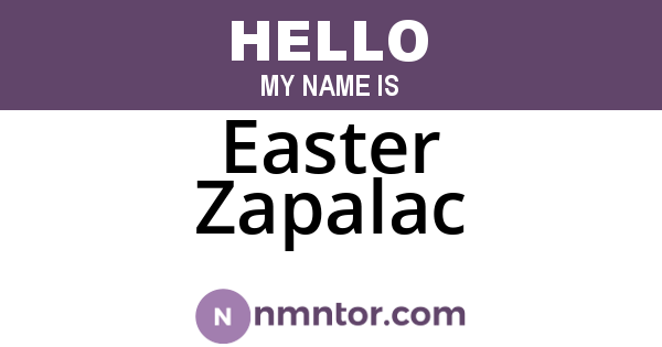 Easter Zapalac