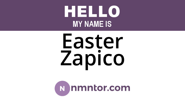 Easter Zapico