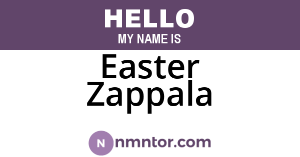 Easter Zappala