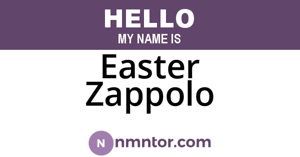 Easter Zappolo