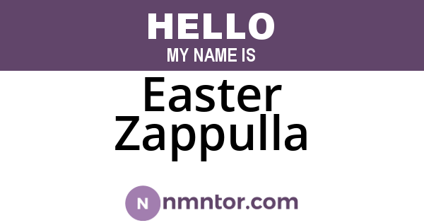 Easter Zappulla