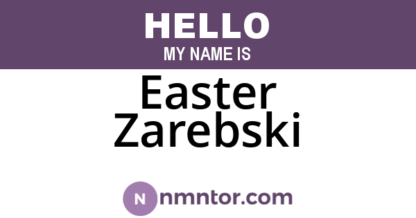 Easter Zarebski
