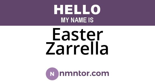 Easter Zarrella