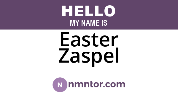 Easter Zaspel