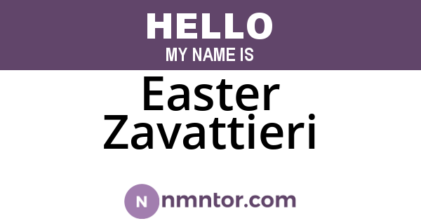 Easter Zavattieri