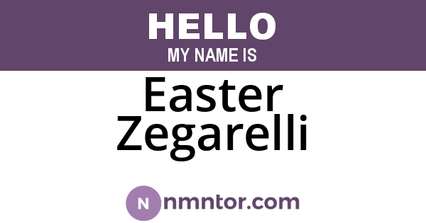 Easter Zegarelli