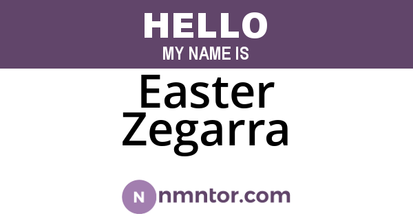 Easter Zegarra