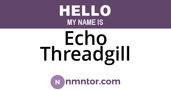 Echo Threadgill