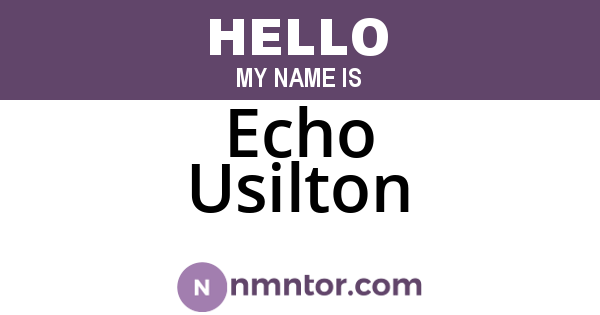Echo Usilton