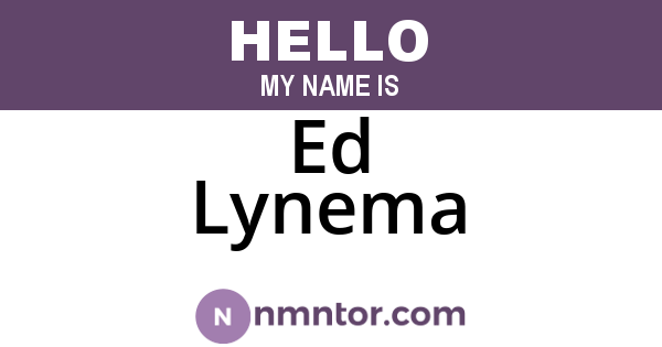 Ed Lynema