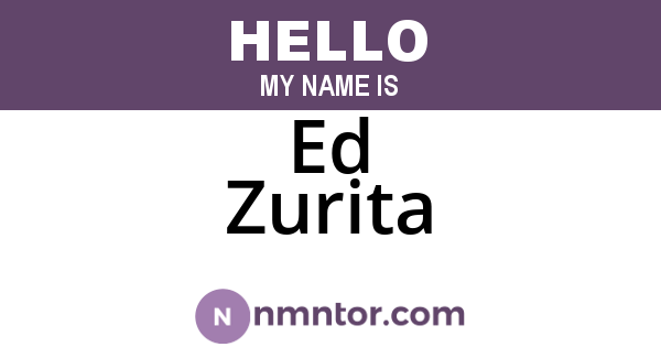Ed Zurita