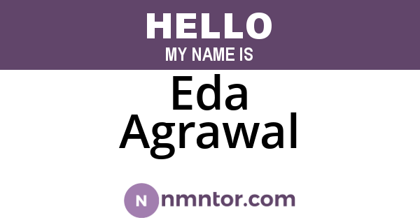 Eda Agrawal