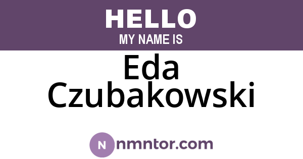 Eda Czubakowski