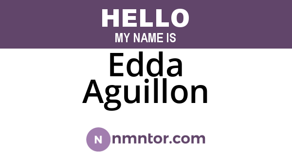 Edda Aguillon