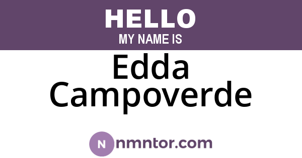 Edda Campoverde