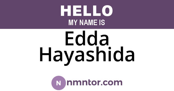 Edda Hayashida