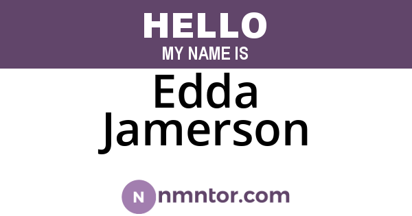 Edda Jamerson