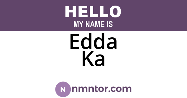 Edda Ka