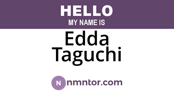 Edda Taguchi