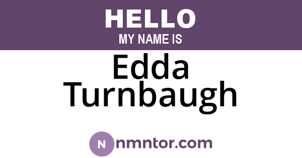 Edda Turnbaugh