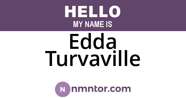 Edda Turvaville