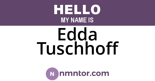 Edda Tuschhoff