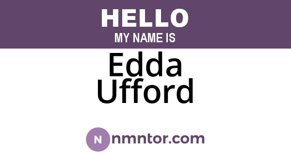 Edda Ufford