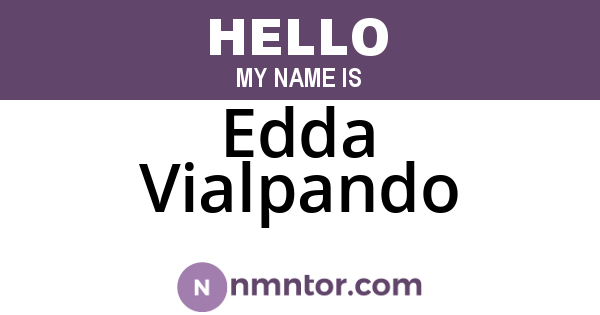 Edda Vialpando