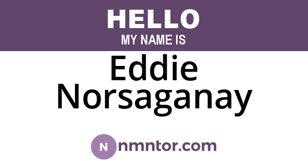Eddie Norsaganay