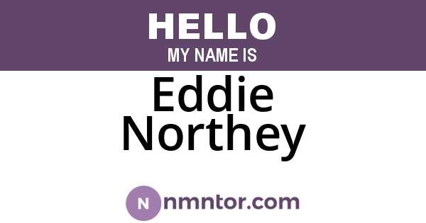 Eddie Northey