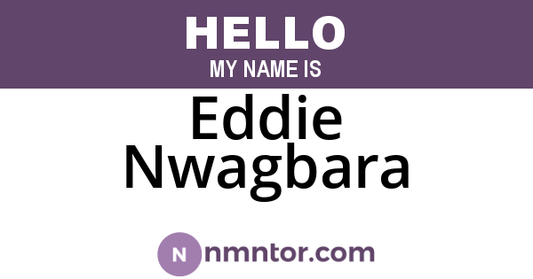 Eddie Nwagbara