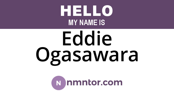 Eddie Ogasawara