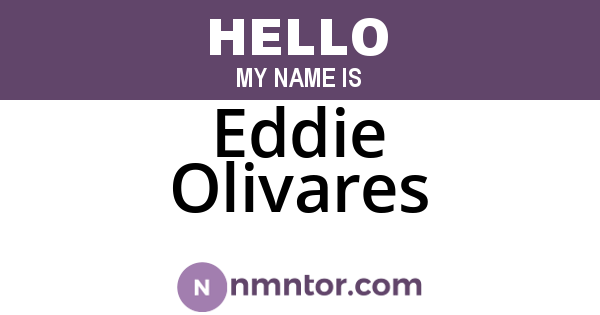 Eddie Olivares