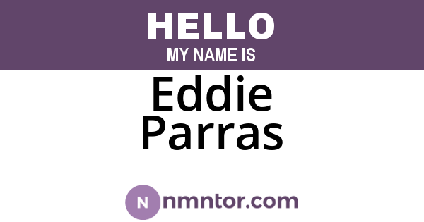 Eddie Parras