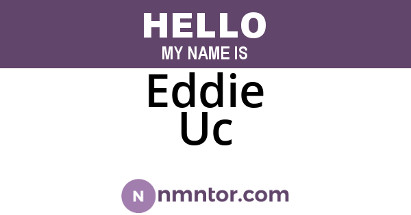 Eddie Uc