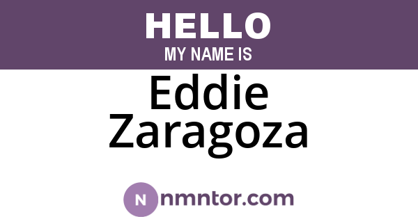 Eddie Zaragoza