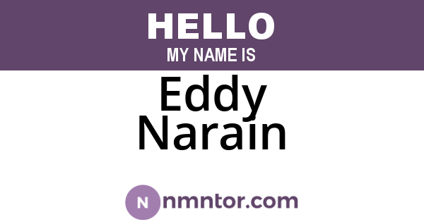 Eddy Narain