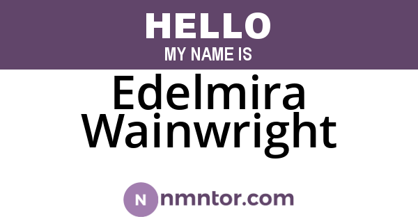 Edelmira Wainwright
