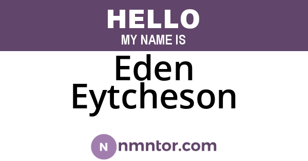 Eden Eytcheson