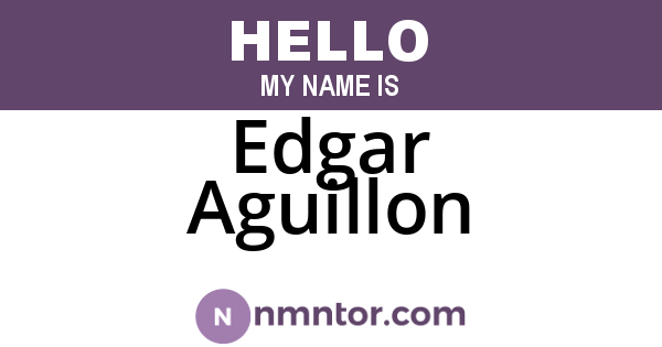 Edgar Aguillon